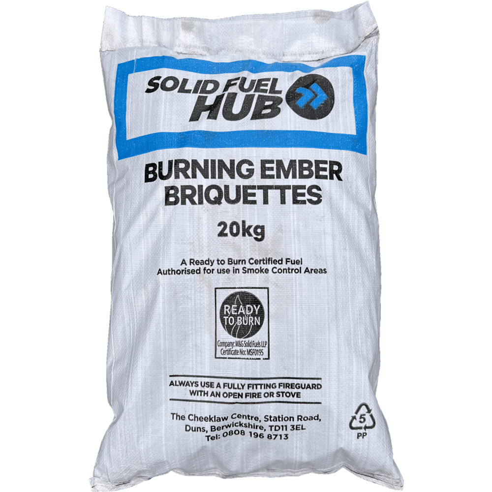 Burning Ember Briquettes 20kg