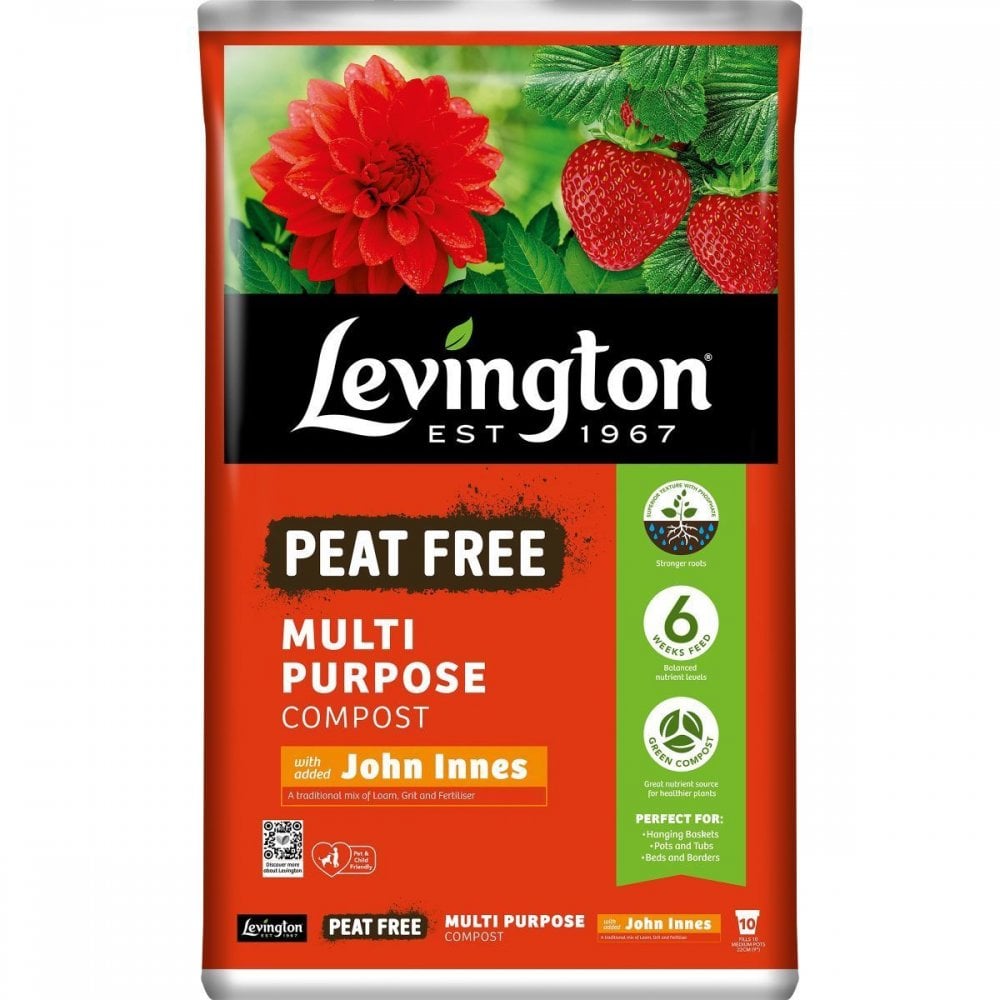 Levington Peat Free Multi Purpose Compost with Added John Innes 50L
